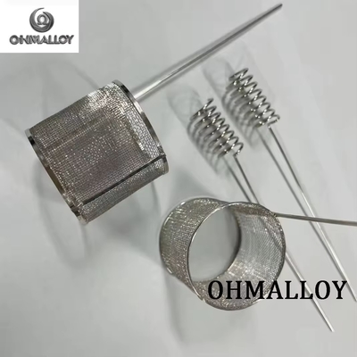 40*40mm Counter Electrode Platinum Mesh Cylinder Cathode & Anode