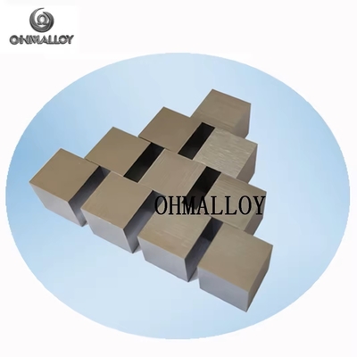 D15*10mm Rare Earth Elements Rhenium Cubes 99.9% Purity Rhenium Granules