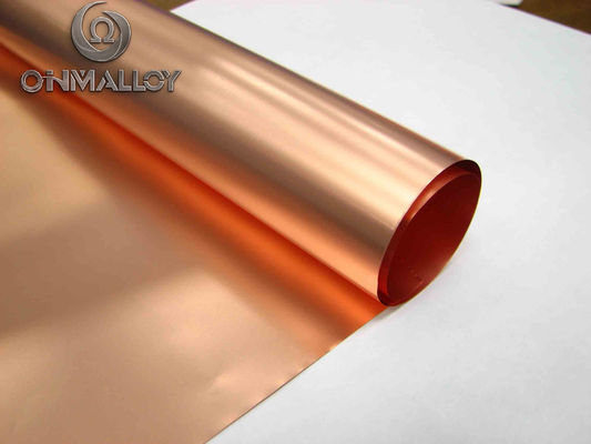 C17200 Beryllium Copper Foil Strip 0.05x200mm Soft State For Switches