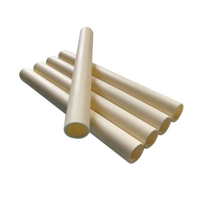 Alumina Al2O3 99% Ceramic Fine Finish Tube One End Closed Tube White Ceramic